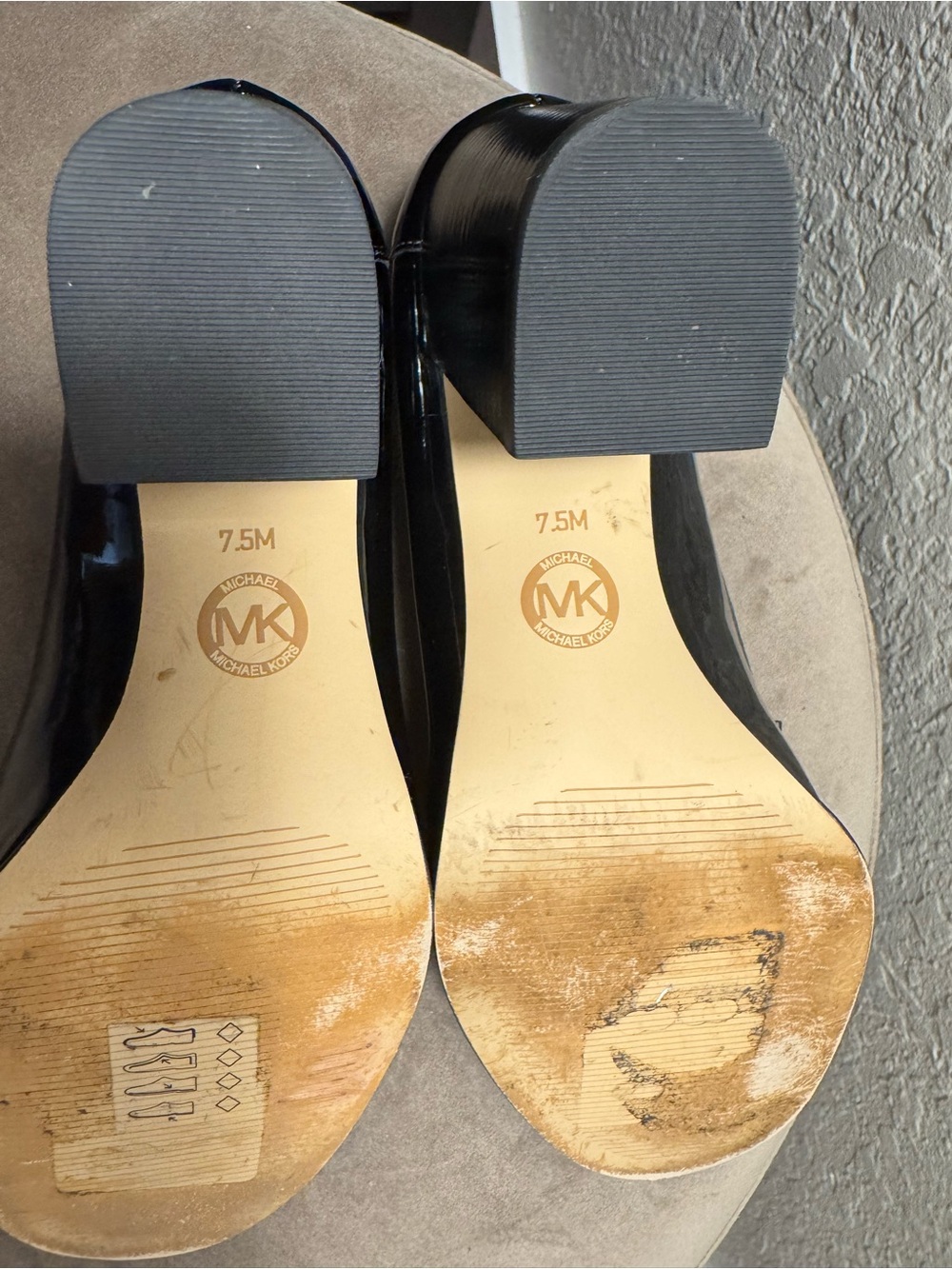 MICHAEL Michael Kors Women's Black Patent Loafers - Picture 13 of 13